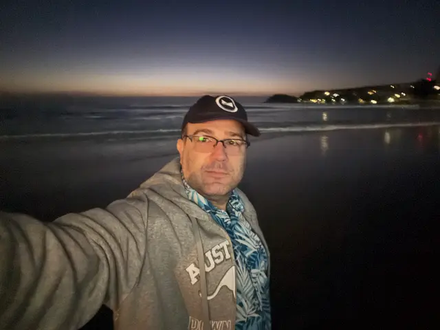 sunrise at Manly beach