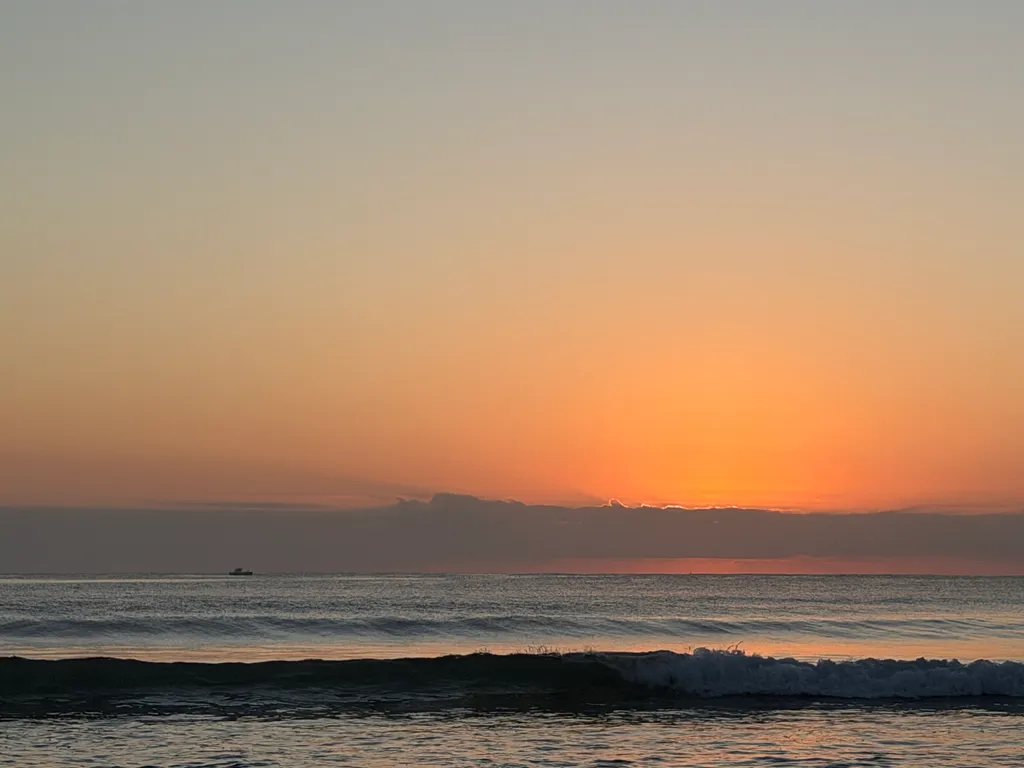 sunrise at Manly beach