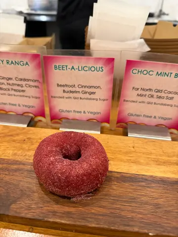 beet doughnut