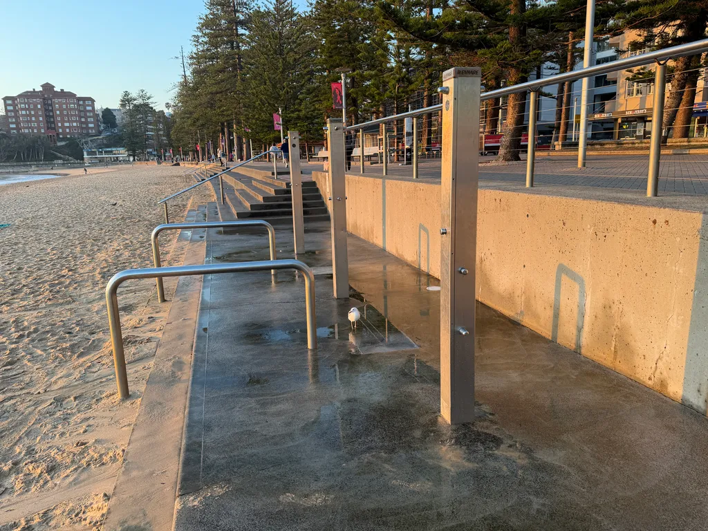 sunrise at Manly beach