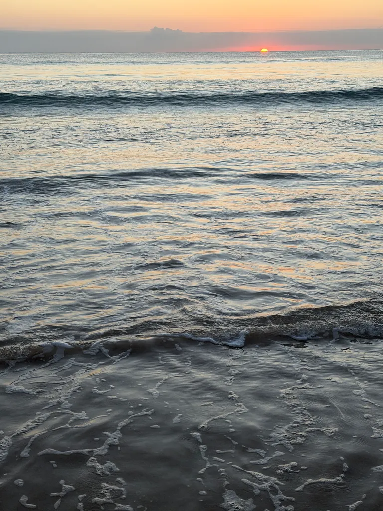 sunrise at Manly beach