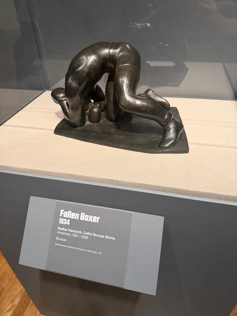 Fallen boxer