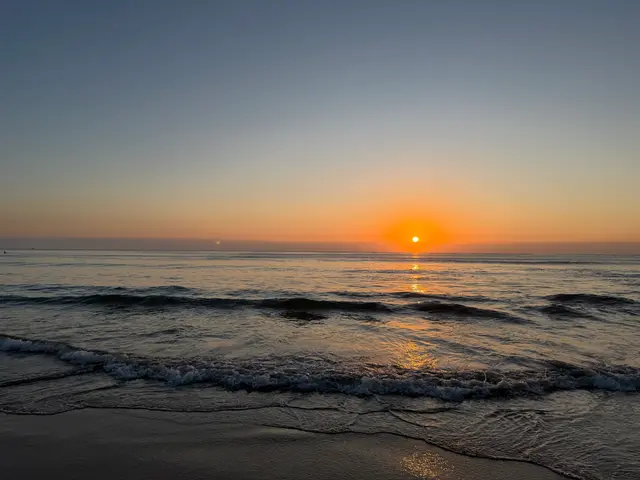 sunrise at Manly beach