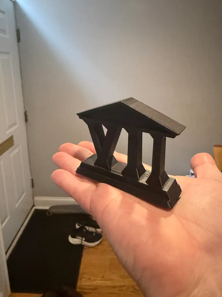 3-d printed Atlantis logo