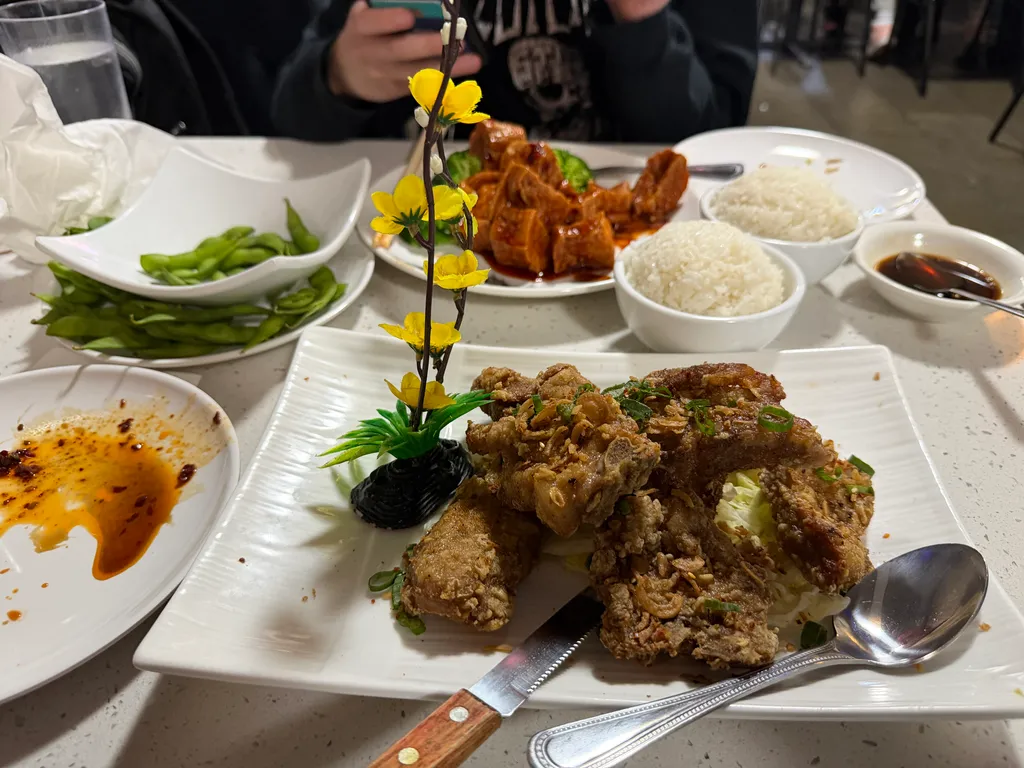 post-climbing lunch with Marty