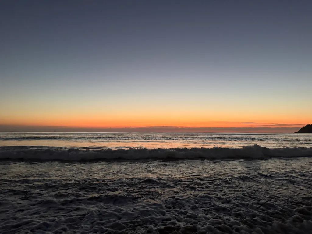 sunrise at Manly beach