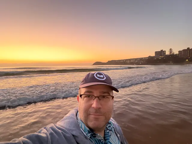 sunrise at Manly beach