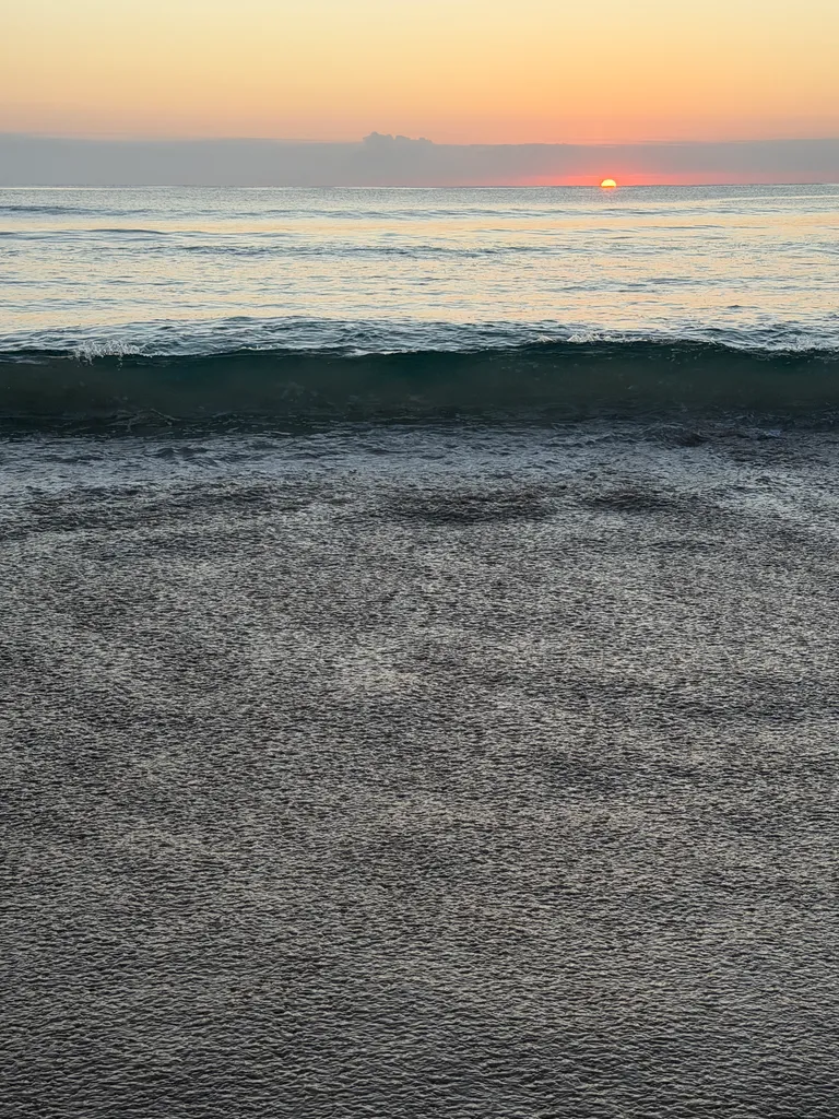 sunrise at Manly beach