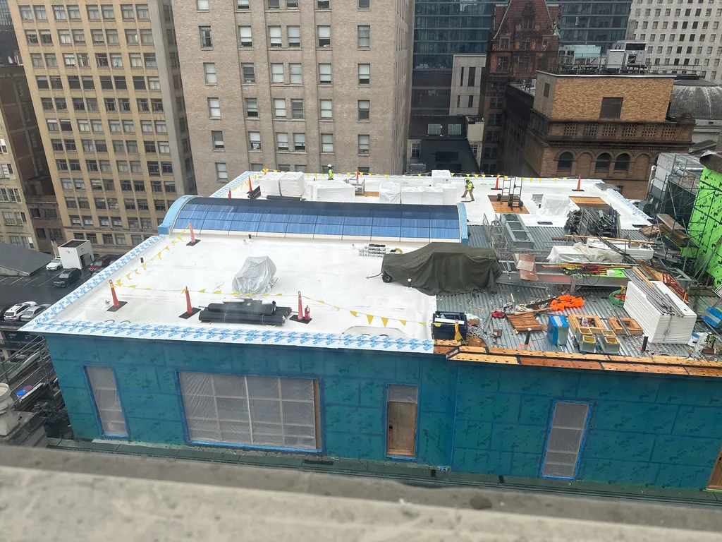 Union League construction continues
