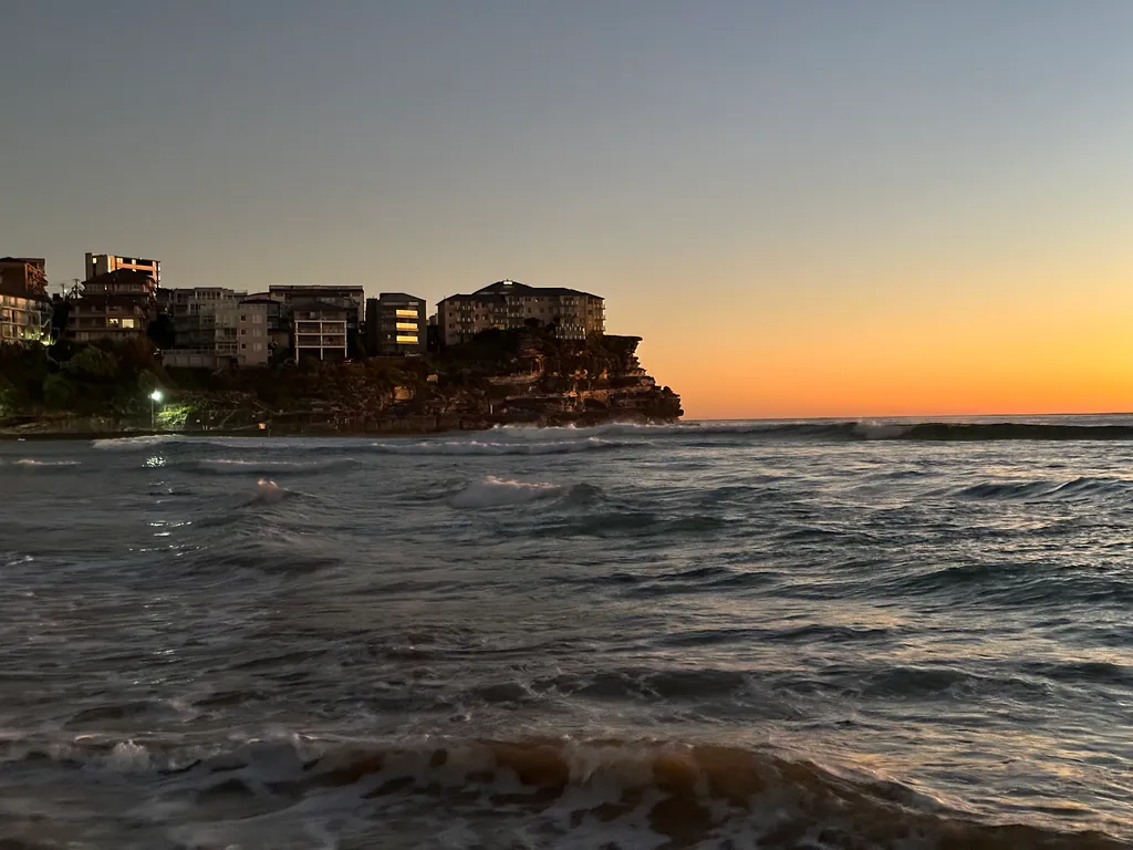 Manly beach sunrise