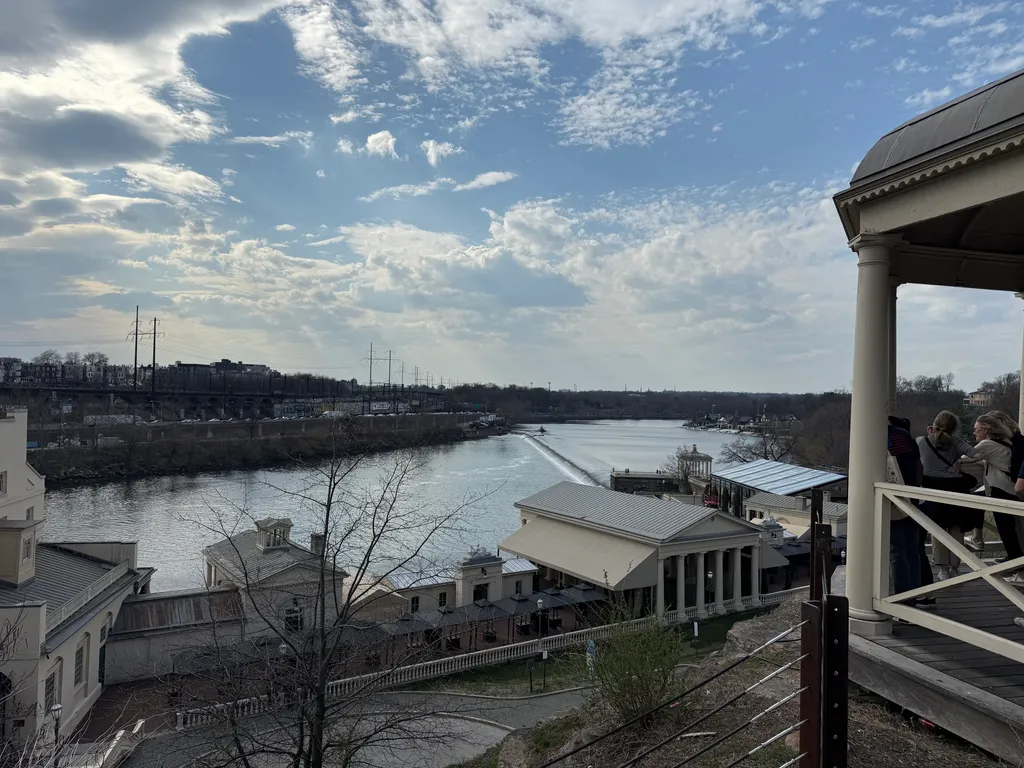 the view behind the museum