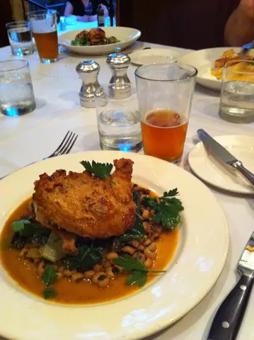 dinner at Veritable Quandry, take one
