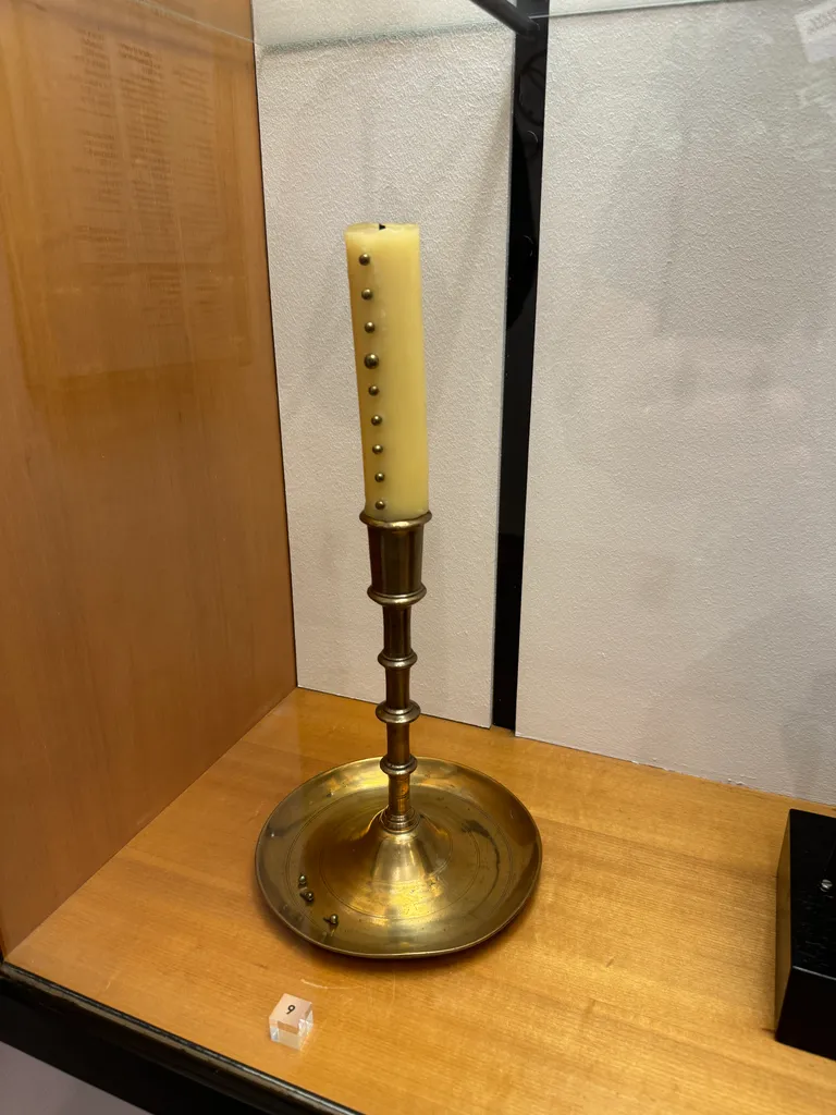Uhrenmuseum: candle clock