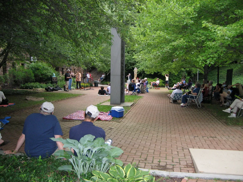 concert in the sculpture garden