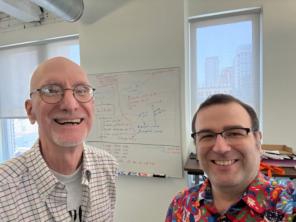 a visit from Jim