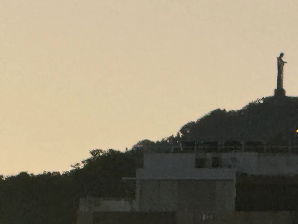 the sunset at Arpoador