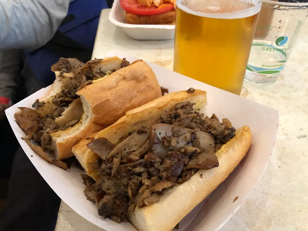 vegan cheesesteak