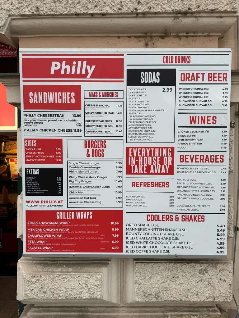 Philly Cheesesteaks in Vienna