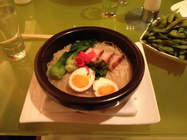 pork belly ramen from Morimoto