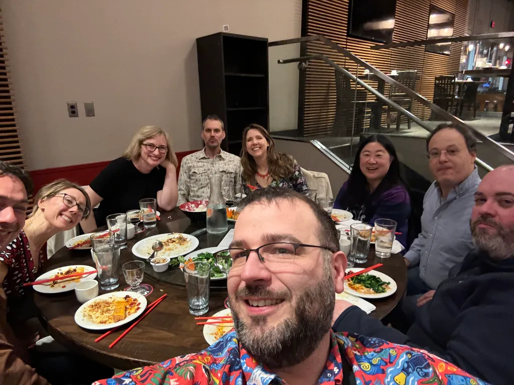 big dinner at Han Dynasty