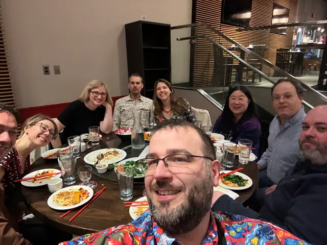 big dinner at Han Dynasty