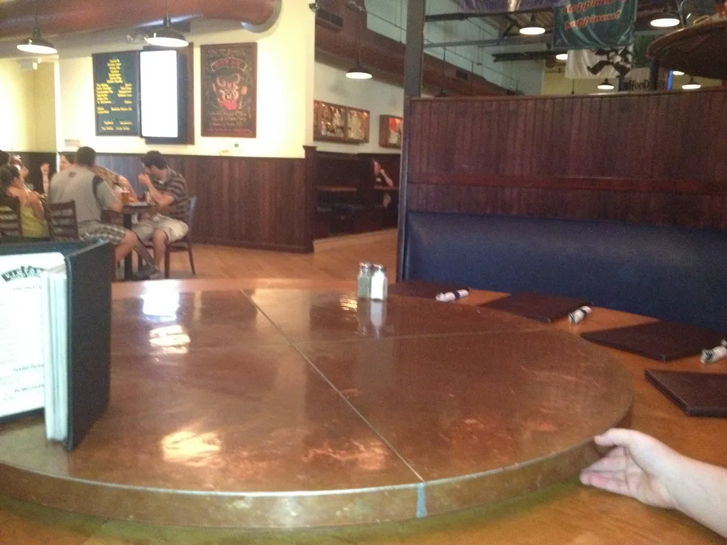 the big table at Victory