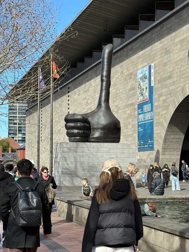 visiting the NGV