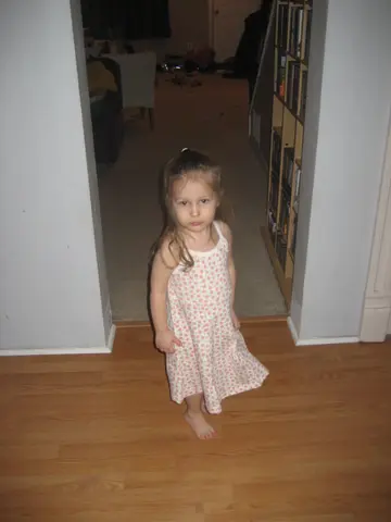 Martha's new dress