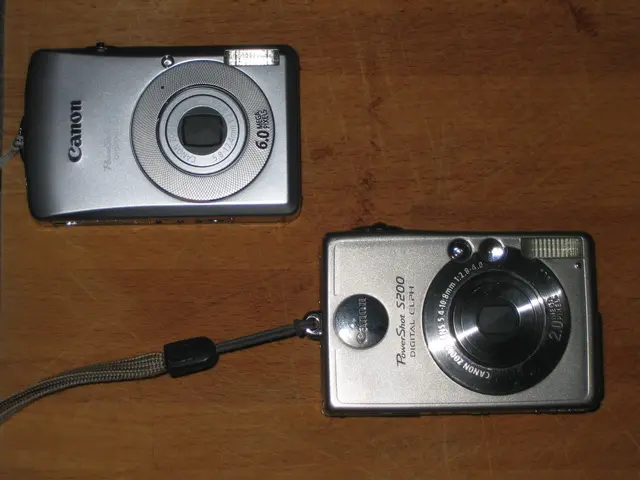 old and new cameras, fronts