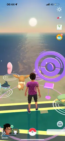 Manly beach sunrise (Pokémon Go)