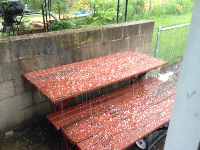 surprise hailstorm!