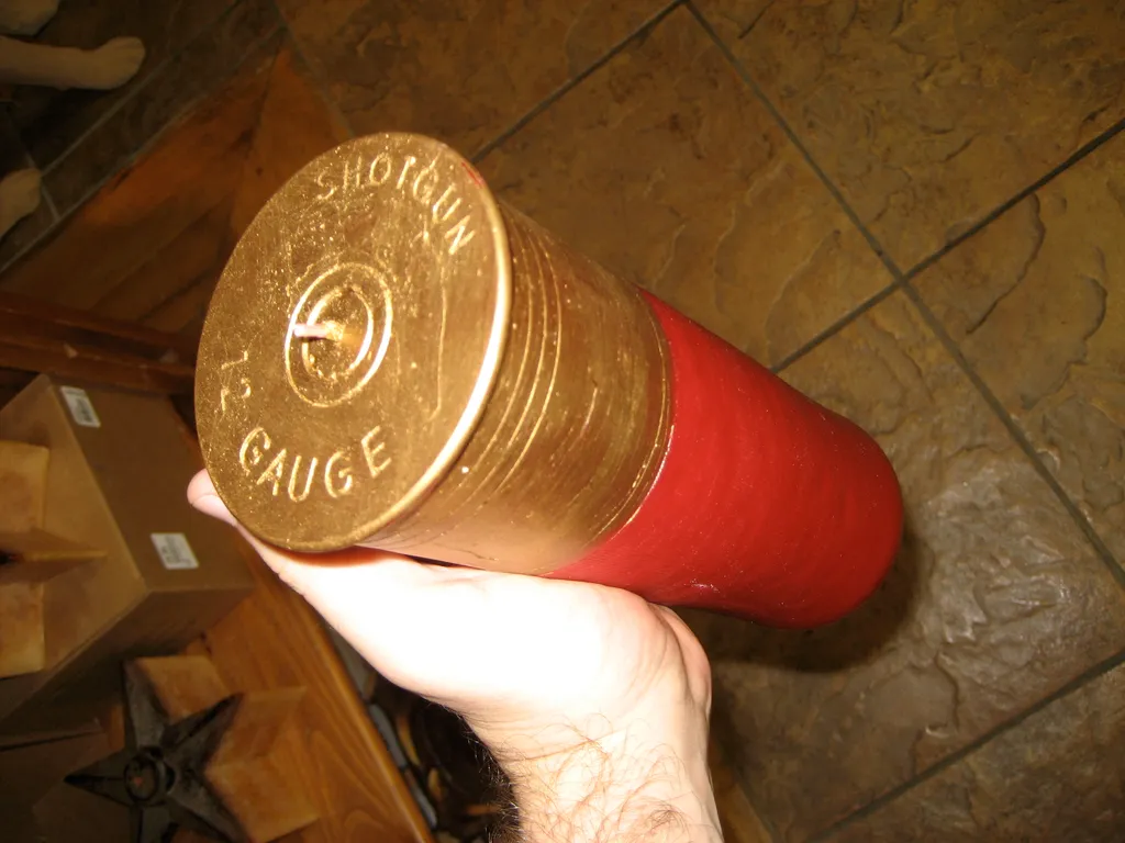 shotgun shell candle