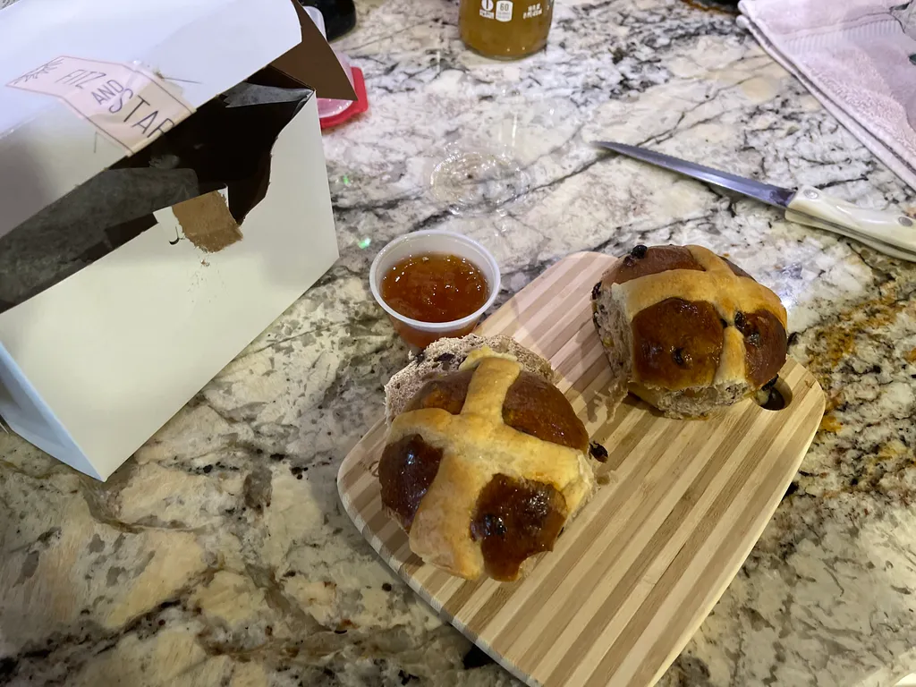 hot cross buns!