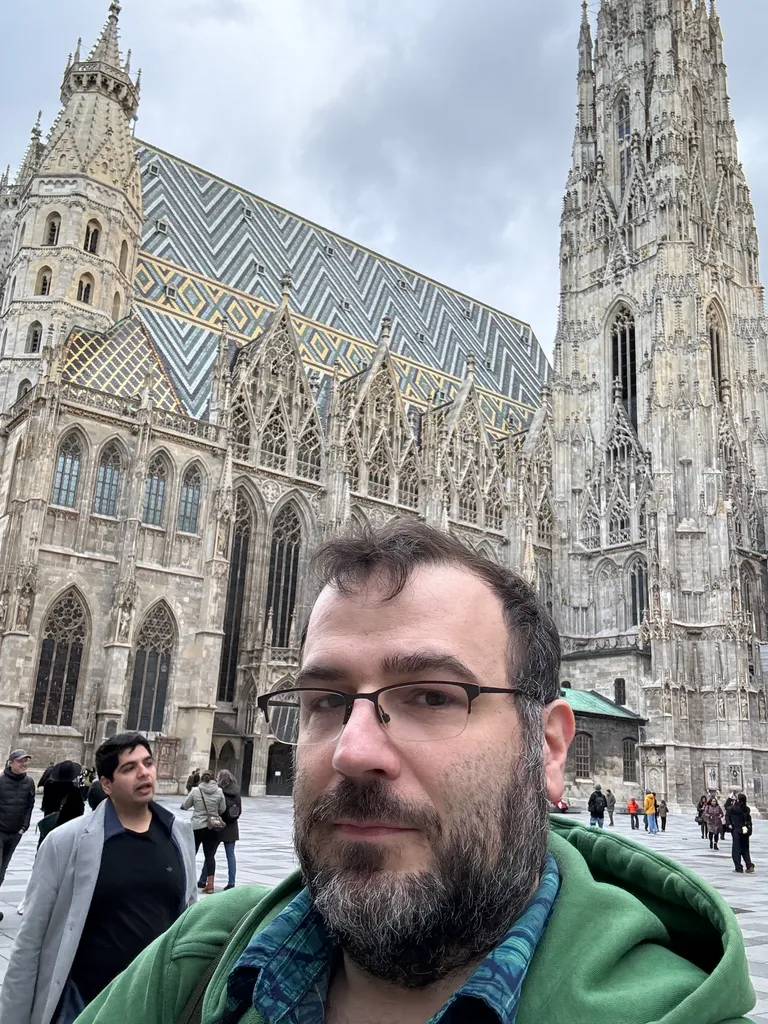 me and Stephansdom