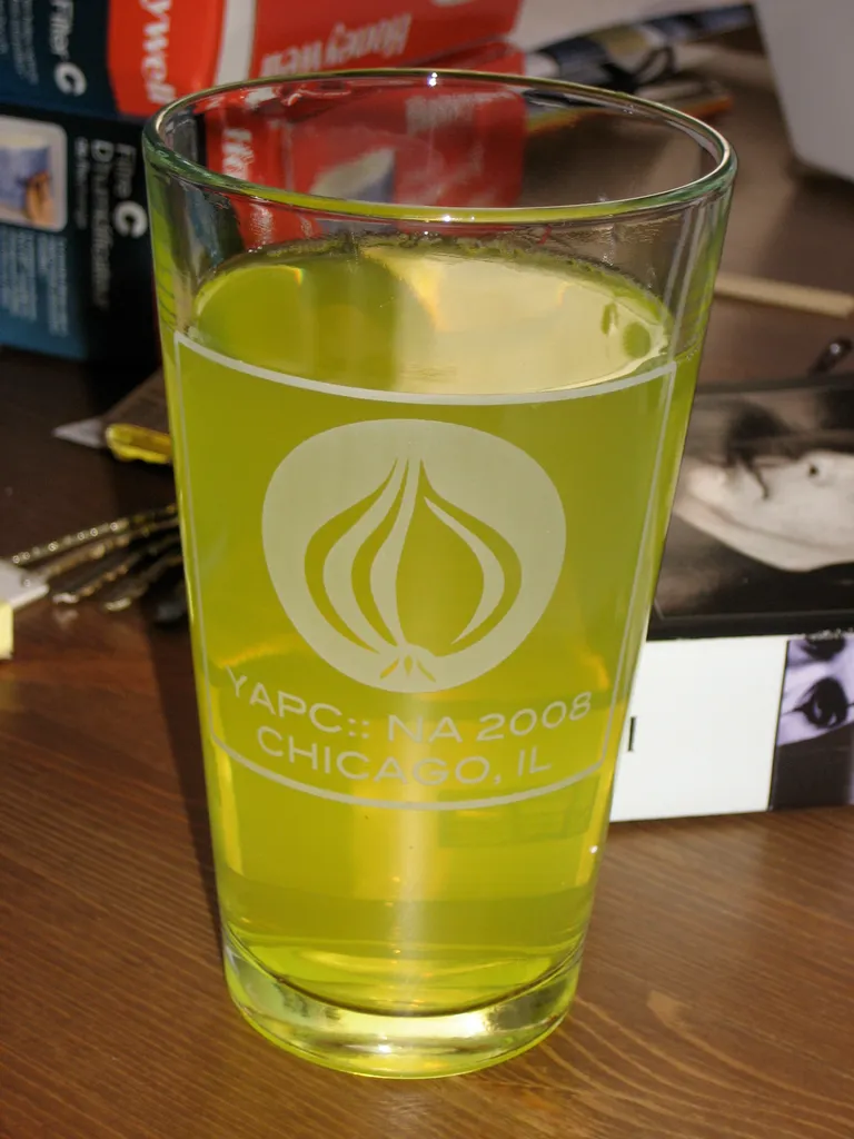 YAPC::NA 2008 speaker glass