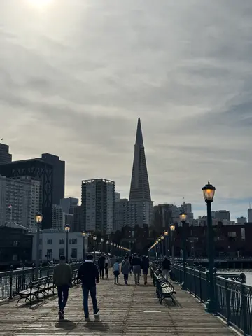 the Transamerica pyramid