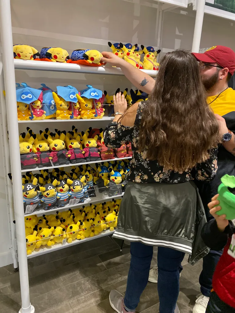 at the Nintendo store