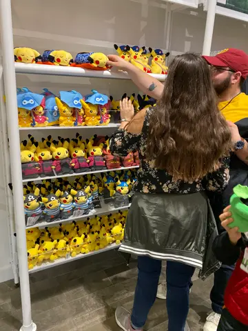 at the Nintendo store
