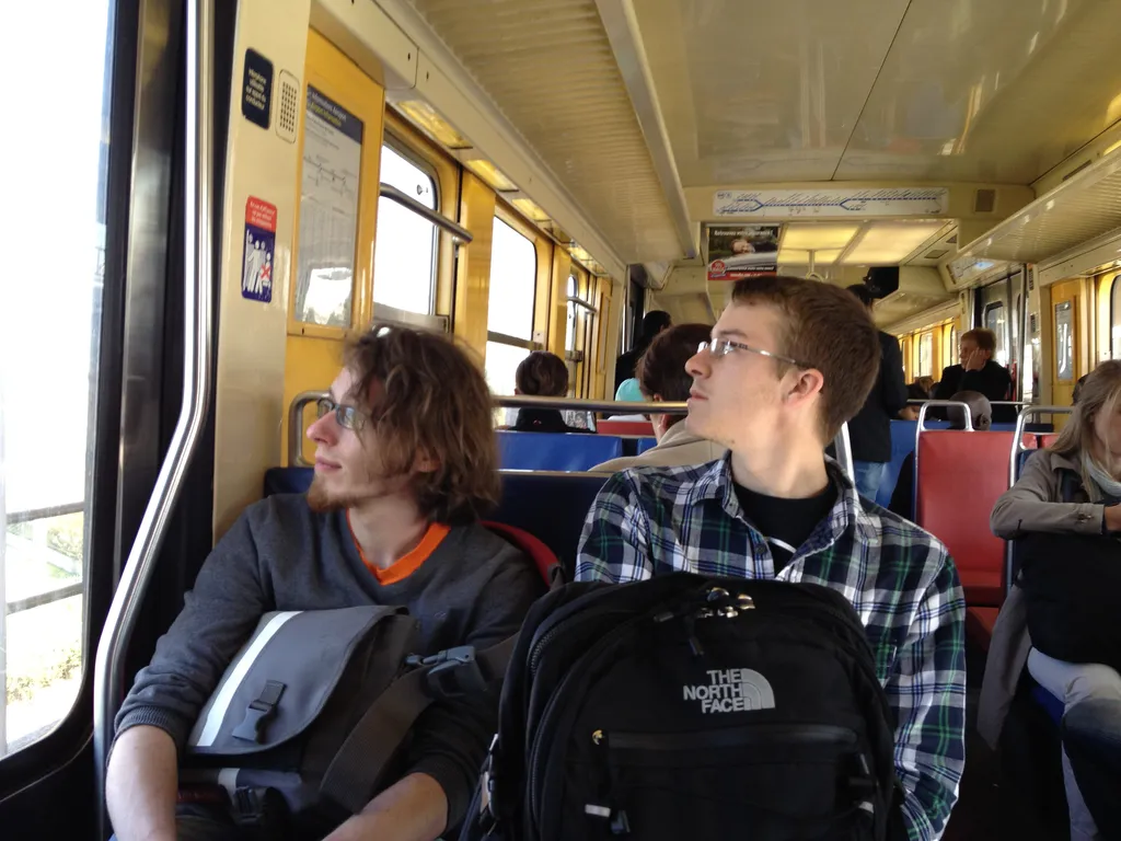 rafl and Matthew checking the scenery