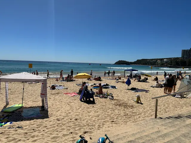 the beach