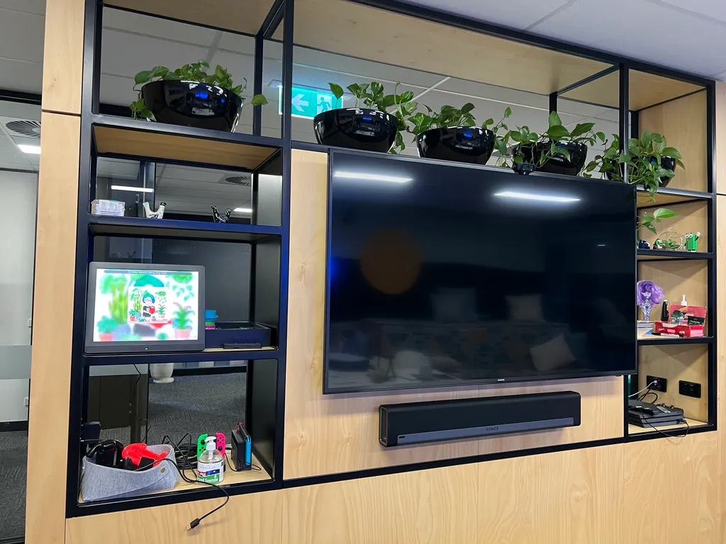 Fastmail office TV