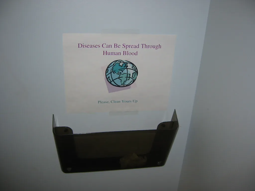 bathroom blood