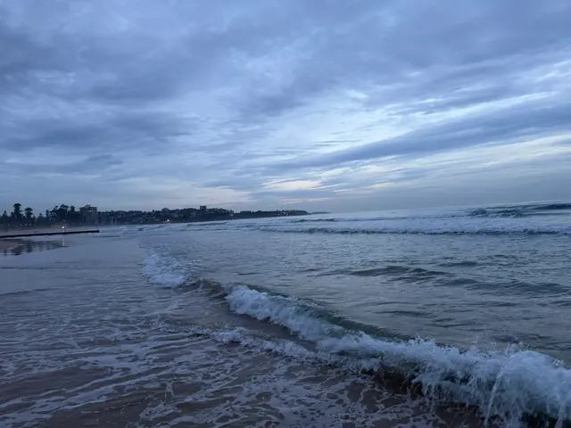 at Manly Beach