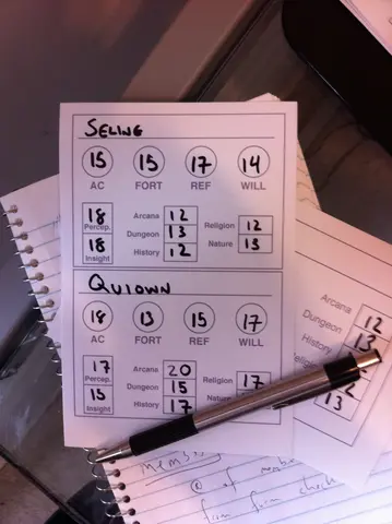character quick reference card, take 2