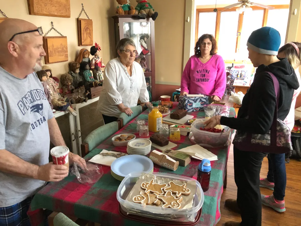 family at Christmas