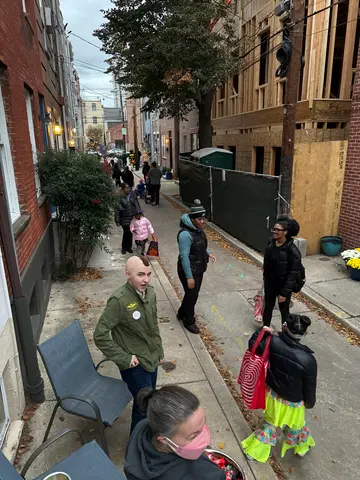 Halloween on the block