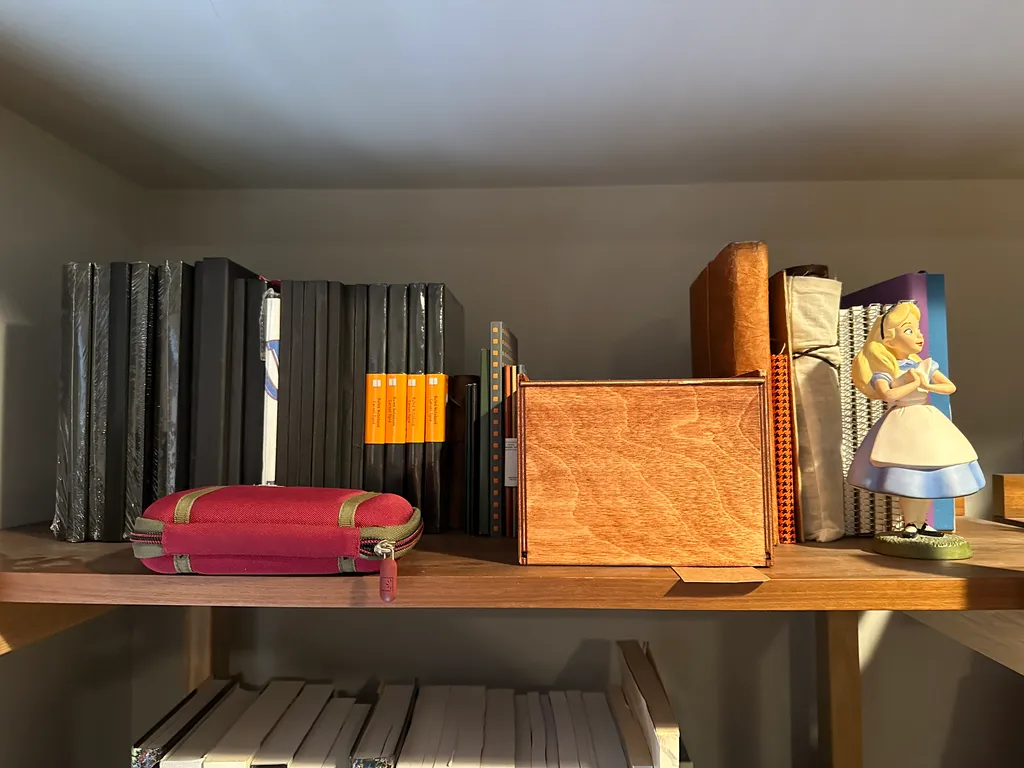 shelfie, shelf 1 (top shelf)