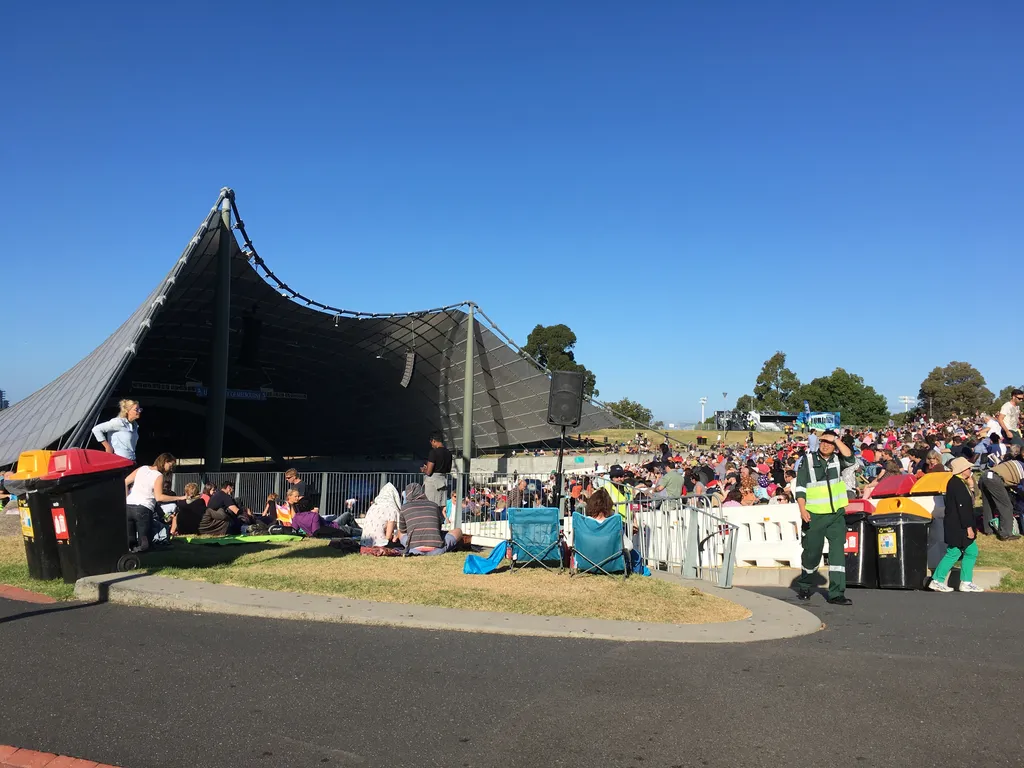 concert at Sidney Meir bowl