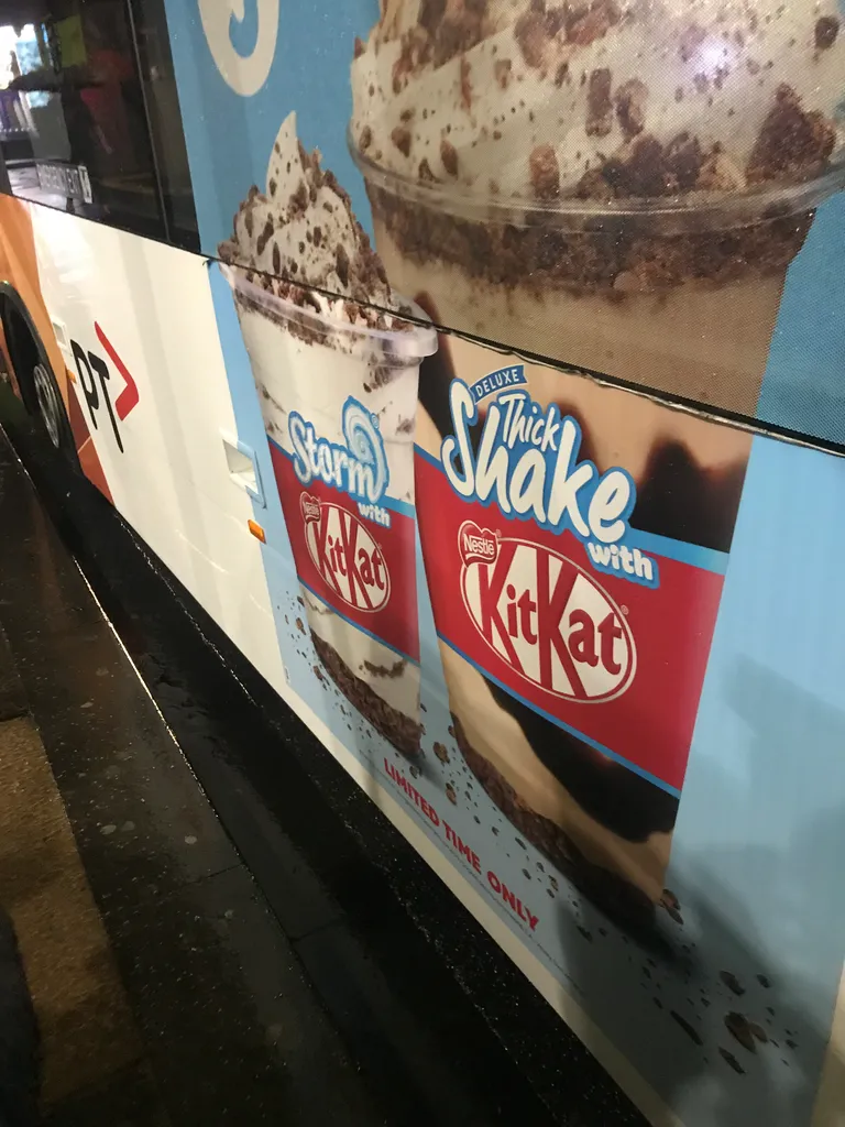 weird kit kat… ice cream treat