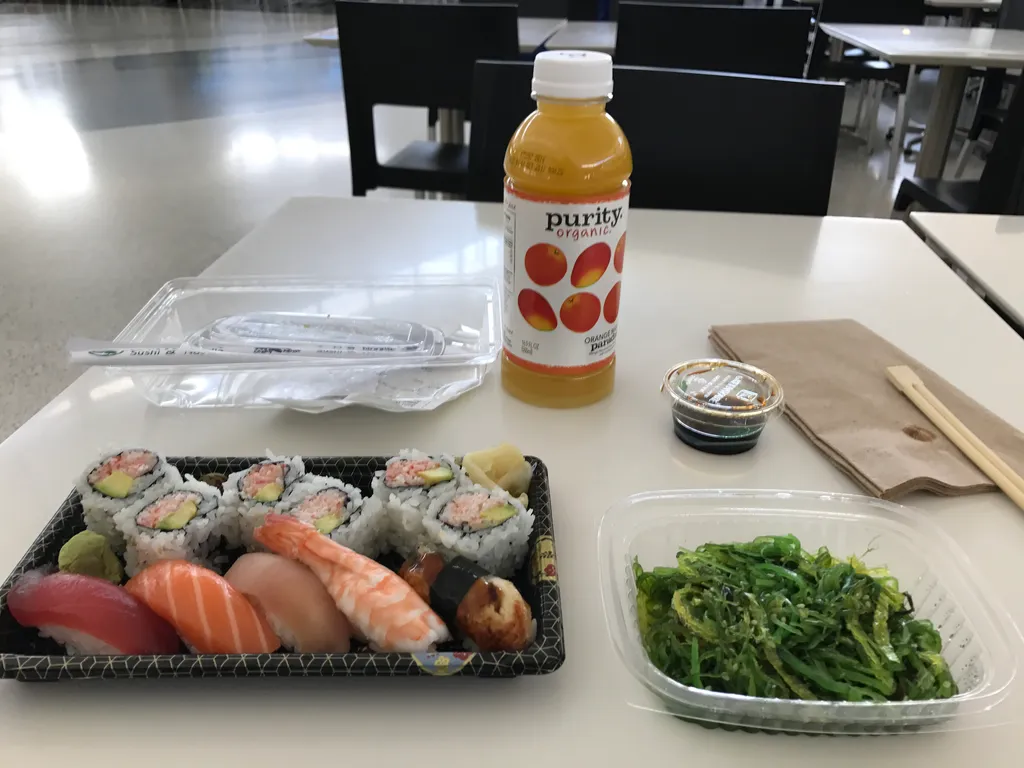 sushi for lunch